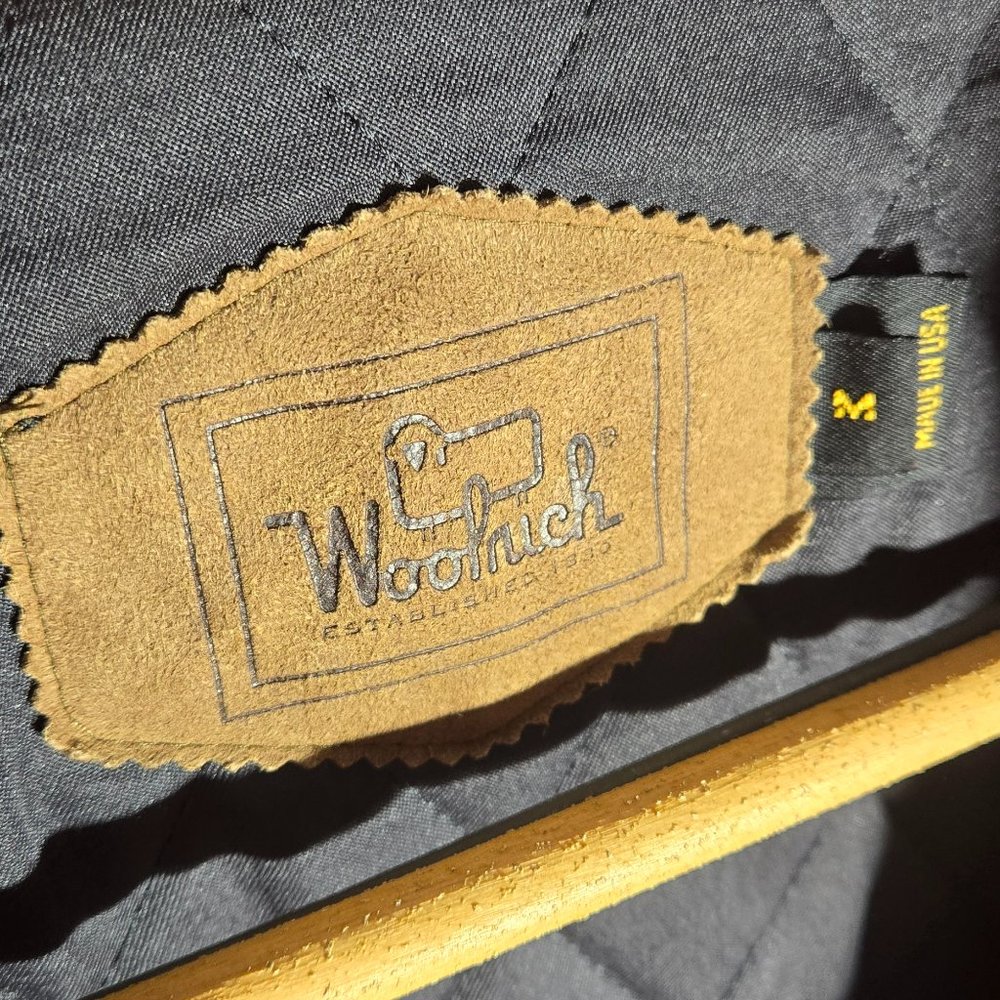 Vtg Woolrich Blanket Wool Coat/ Jacket Aztec Zip Up With Hood Women's Medium - Picture 2 of 5